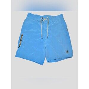 Spyder Mens Blue Swim Trunks Medium